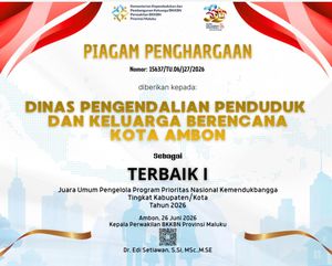 Kota Ambon Sabet Gelar Juara Umum Program Prioritas Kemendukbangga 2026