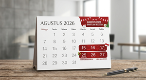 Intip Kalender Agustus 2026: Ada Long Weekend dan Hari Penting