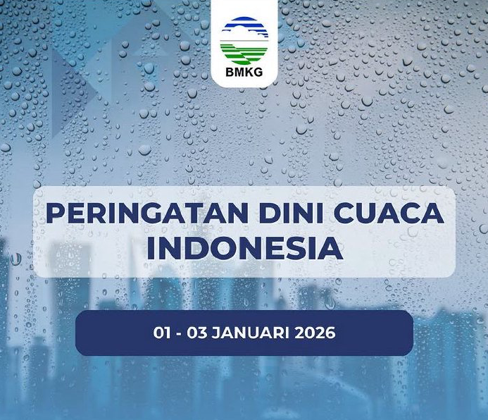 BMKG Rilis Peringatan Dini Cuaca, Aceh Waspada Hujan Lebat hingga 3 Januari