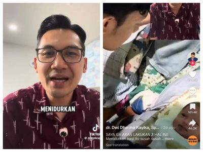 Dokter Ini Bagikan Video Bapak-bapak Viral Karena Gagal Nidurin Bayi, Ada Penjelasan Ilmiahnya