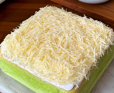 Resep Castella Cake Pandan Keju, Lembut dan Wangi dalam Setiap Gigitan