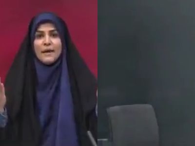 Detik-detik Presenter TV Iran Kabur saat Rudal Israel Hantam Studio yang Sedang Live