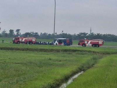 Pesawat Saudia Airlines yang Diteror Bom Bawa Ratusan Penumpang, Proses Screening Dilakukan