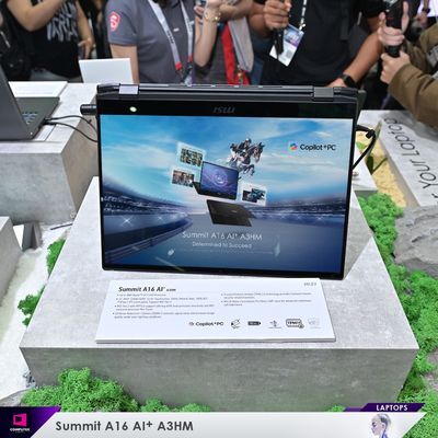MSI Summit A16 AI+: Laptop Convertible 16 Inci yang Bisa Jadi Tablet Windows Serba Bisa