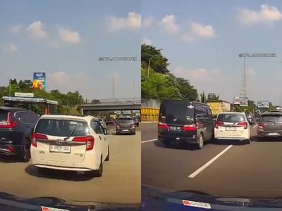 Berulah Lagi Usai Viral Tak Bayar Tol, LCGC Calya yang Sama Juga Serempat Mobil Lain