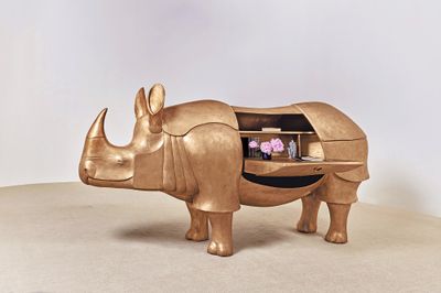 Patung Badak Perunggu Berukuran 1:1 Karya Seniman François-Xavier Lalanne Terjual Rp263 Miliar di Tengah Lesunya Pasar Seni