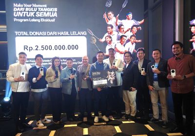 Bukan Smartphone Biasa, 3 Unit OPPO Find N5 Laku Rp2,5 M untuk Dukung Atlet Indonesia