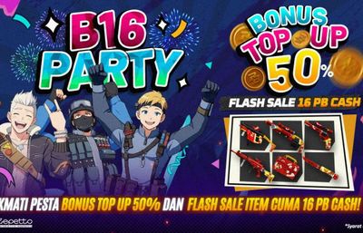 Rayakan 16 Tahun, Point Blank Banjir Bonus Top Up dan Diskon Gila-gilaan!