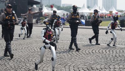 Puluhan Robot Polisi Super Canggih Siap Dipamerkan di Puncak Hari Bhayangkara Ke-79 Polri, Ini Fungsinya!