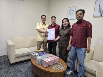 Kejari Bandar Lampung Setorkan Uang Pengganti Korupsi BNI Griya Sebesar Rp900 Juta
