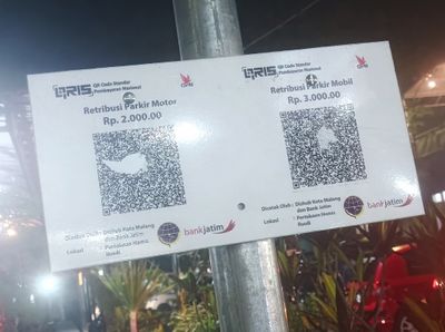 Fasilitas QRIS Parkir Rusak di Beberapa Titik Kota Malang, Diduga Ulah Tangan Jahil
