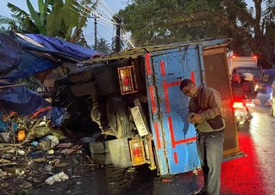 Truk Hantam Motor di Cianjur, Empat Korban Luka Berat