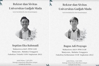 Kronologi 2 Mahasiswa KKN UGM Meninggal Dunia karena Longboat Terbalik di Perairan Maluku Tenggara