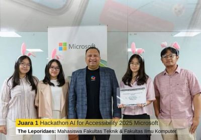 Mahasiswa UI Ciptakan Game untuk Deteksi Dini ADHD dan Disleksia, Juara 1 di Ajang Microsoft