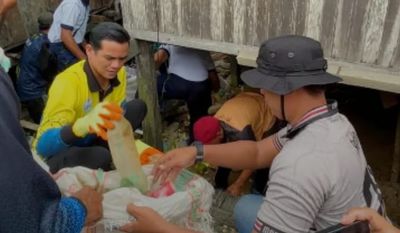 Petugas dan Warga Binaan Lapas Nunukan Ikut Aksi Peduli Penanganan Sampah Plastik di Pesisir Momolo