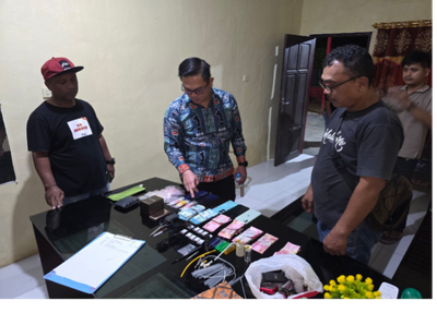 Satnarkoba Polres Tual Tangkap 5 Pemuda Saat Pesta Narkoba, Sita 10 paket Sabu
