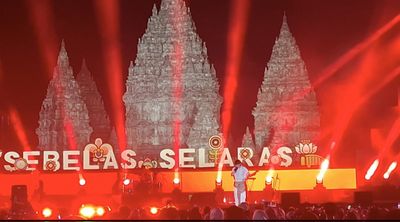 Solois dari Korsel Jae Park Serukan Free Palestine di Panggung Megah Prambanan Jazz ke-11