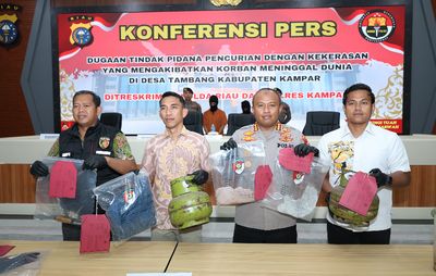 Polda Riau Ungkap Pembunuhan Sadis di Kampar, Dua Tetangga Jadi Tersangka