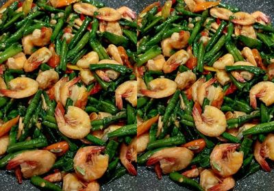 Lagi Males Masak Ribet? Cobain Resep Tumis Udang Kacang Panjang Buat Makan Siang Besok