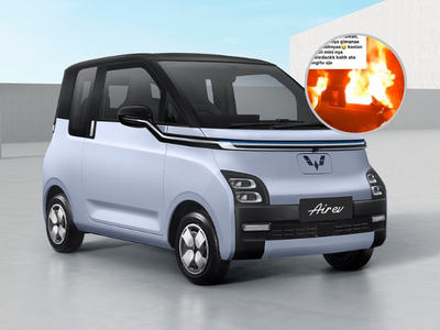 Wuling Air EV Terbakar di Bandung, Api Muncul aaat Mobil Sedang Melaju