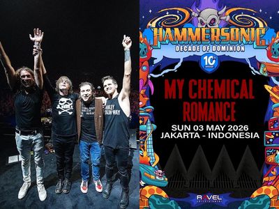 My Chemical Romance Jadi Headliner Utama Hammersonic 2026, Catat Tanggal dan Info Tiket!