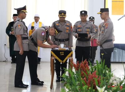 Sertijab Sejumlah Pejabat Polda Babel, Dir Lantas hingga Kapolresta Pangkalpinang Resmi Berganti