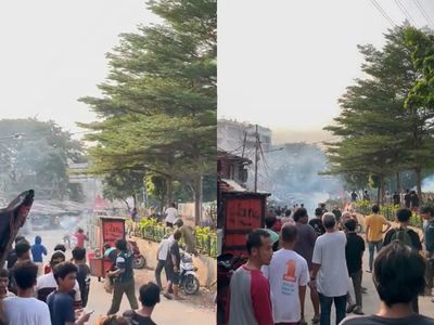 Bentrok Warga Pecah di Depan Rusun Petamburan Jakpus Sore Ini, Polisi Meluncur ke Lokasi