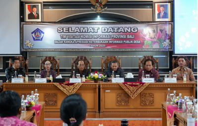 Komisi Informasi Bali Laksanakan Visitasi Apresiasi Keterbukaan Informasi di Dua Desa di Badung