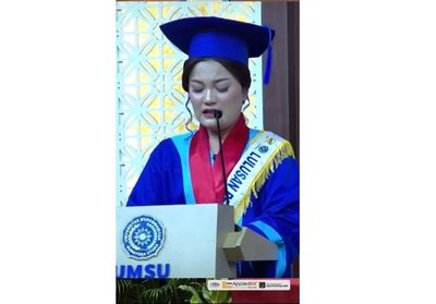 Viral, Kisah Wisudawati UMSU Laura yang Raih Beasiswa S2 Lewat Pantun Tak Terduga