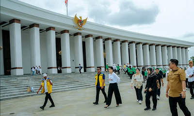 Sambut HUT Dekranas, Kahiyang Ayu dan Ketua Dekranasda Kunjungi IKN