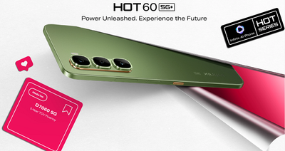 Infinix Hot 60 5G Rilis di India, Bawa Fitur AI dan Gaming 90fps