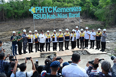 Groundbreaking RSUD Pratama Nias Barat Diresmikan, Tingkatkan Layanan Kesehatan