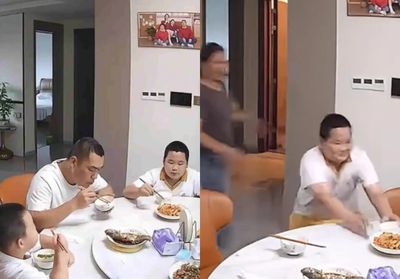 Video Kocak Bocah di China Malah Lanjut Makan Pas Lagi Gempa, Bikin Geleng-geleng Kepala