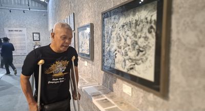 Rindu Masa Lalu : Win Dwi Laksono Pamerkan Ilustrasi Langka di Jogja Disability Arts