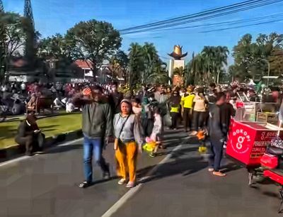 Car Free Day Jalan Ijen Mulai Dikuasai PKL, Warga Merasa Kehilangan Ruang Nyaman