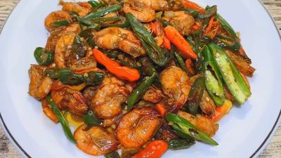 Resep Udang Cabe Ijo yang Lezat dan Pedasnya Nagih!