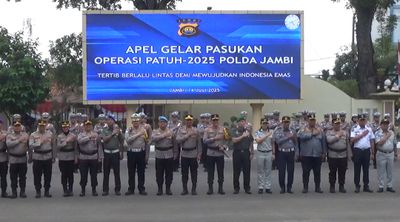 Polda Jambi Kerahkan Ratusan Personel untuk Operasi Patuh 2025, Ini Sasarannya