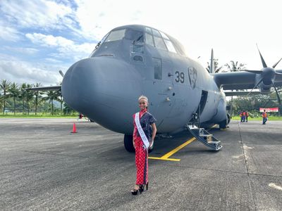 Wakili Maluku di Jakarta, Komandan Lanud Pattimura Memfasilitasi Miss Youth Indonesia Terbang Pakai Pesawat Hercules, Berharap Efrita Jadi Inspirasi