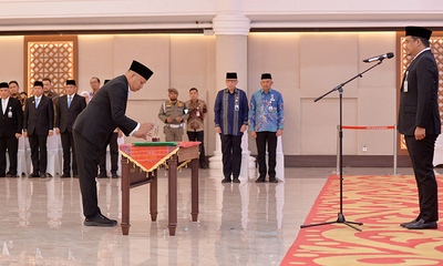 Bobby Nasution Lantik 103 Pejabat, Tekankan Kolaborasi dan Pelayanan