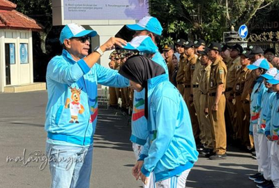 110 Atlet KORMI Dilepas Wali Kota Malang Menuju FORNAS VIII di NTB