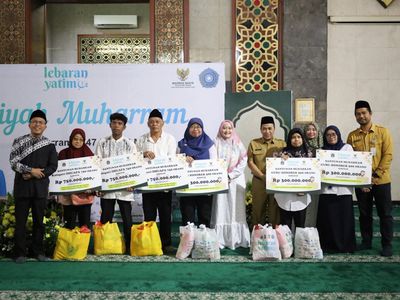 Acara Lebaran Yatim di Jakpus Ditutup, Ratusan Anak Bawa Pulang Hadiah dan Harapan Baru