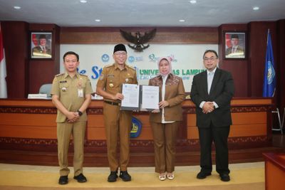 Pemprov Lampung dan Unila Kerja Sama Terkait Pembangunan Daerah Berbasis Ilmu Pengetahuan, Riset dan Inovasi