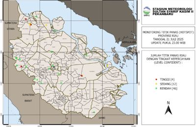 Penurunan Hotspot di Riau, Sinyal Positif di Tengah Ancaman Karhutla