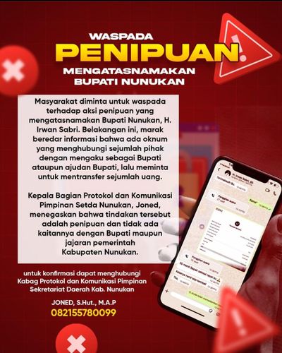 Catut Nama Bupati Nunukan, Warga Sebatik Tertipu Rp 75 Juta