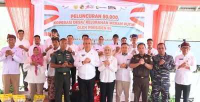 Peresmian Koperasi Kelurahan Merah Putih, Dorong Ekonomi Warga dari Akar