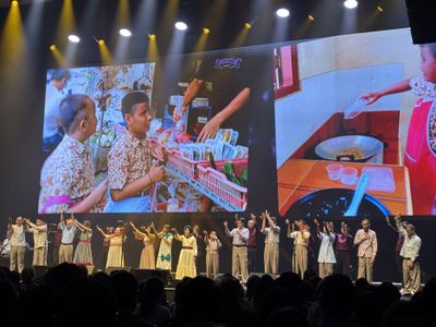 Keren! Anak-anak Tunanetra Ganda Tampilkan Pergelaran Musik Cahaya Hati