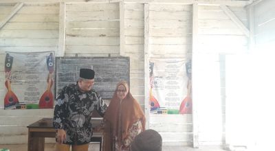 Kunjungan ke Sekolah Laskar Pelangi, Begini Pesan Menyentuh KH Husnan Bey Fananie