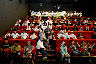 Kahiyang Ayu Nobar Film Jumbo Bareng 500 Anak Marginal di Hari Anak 2025