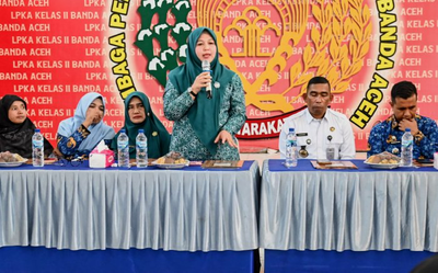 Hari Anak Nasional, TP-PKK Aceh Besar Tebar Semangat di LPKA