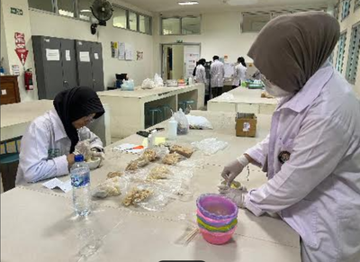 Pastikan Keamanan Jajanan, Mahasiswa KKN Undip Uji Keamanan Pangan di RW IV Tembalang